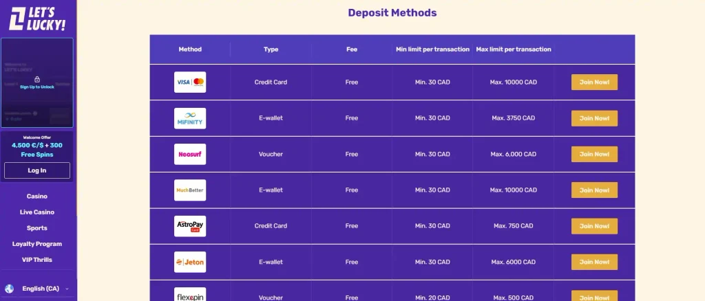 How to Make a Deposit in CAD