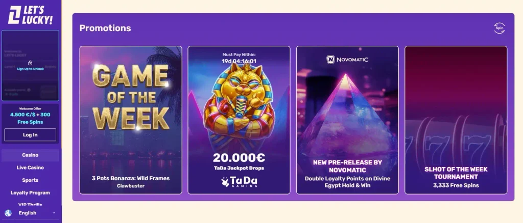 What Is Let's Lucky Casino?