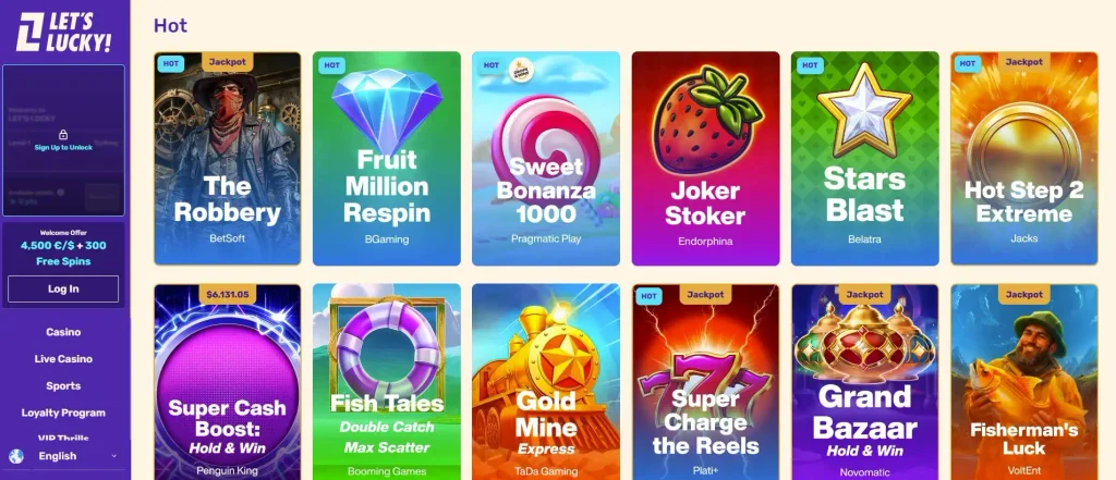 Popular Online Slots & Progressive Jackpots